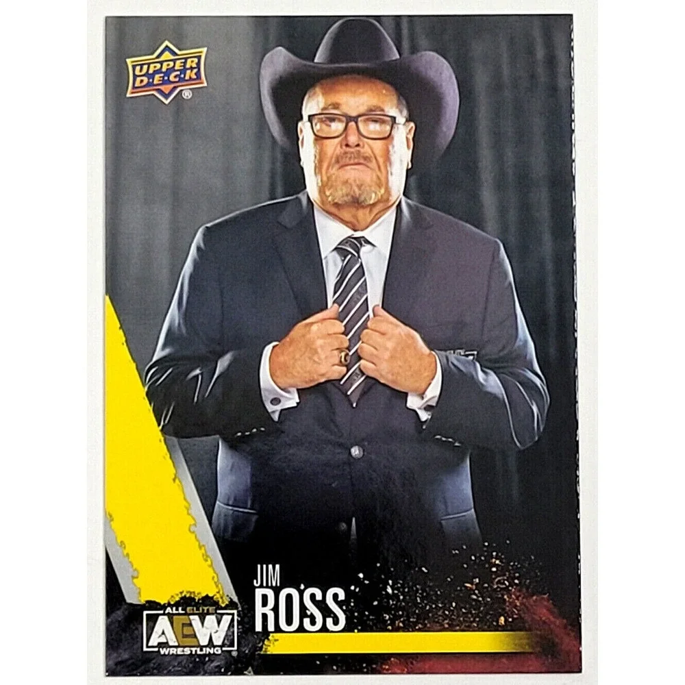 2021 UPPER DECK AEW JAZWARES UNMATCHED YELLOW PARALLEL - JIM ROSS